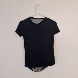 Michail Black Mesh Blouse Size XS